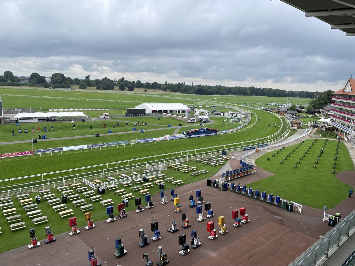Preparing for Ladies Day at York’s Ebor Festival
