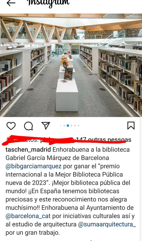Hai cidades nas que os grandes proxectos son  bibliotecas públicas (con libros*)... e non  calatravadas dos 90 con ascensor, Centros comerciais con estación de ferrocarril, tuneis sen saída ou figuras do Corazón de Jesús nunha igrexa.
(* en #Vigo non teñen, pero chámanlle igoal)