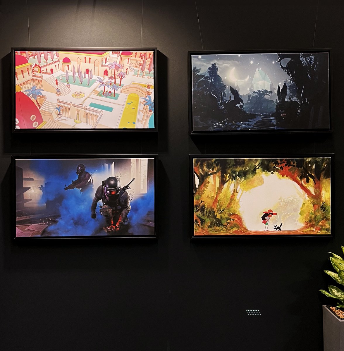 Can we take a few seconds to appreciate our paintings at #gamescom2023? ✨