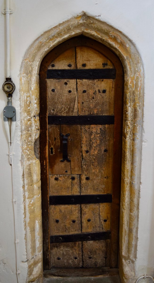 #AdoorableThursday Lovely old door at Westonzoyland, Somerset.  Somerset has the best place names.