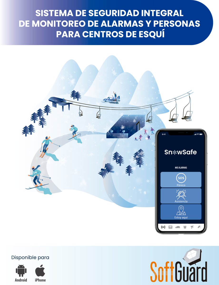 SoftGuardIb's tweet image. #SnowSafe, la plataforma integral de monitoreo para estaciones de esquí.

👉 ¿Estás listo para mejorar tus servicios de seguridad? Solicita tu demo gratis a mlgarcia@softguardiberica.es, móvil 633 560 216.

#SnowSafe #Seguridad #Esqui #SecuritySolutuion #SoftGuardIberica