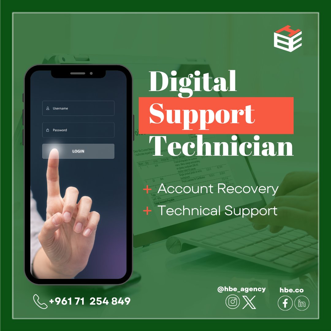 HBE_Agency's tweet photo. From lockouts to hacks, we're here to bring your account back into action!
+ Technical Account Support
#technical #technicalsupport #technician #customerservice #hacked #hacker #hackedaccount #lockedaccount #forgottenpassword #accountrecovery #technicalservice #hbe #lebanon https://t.co/V5JmKibIJV