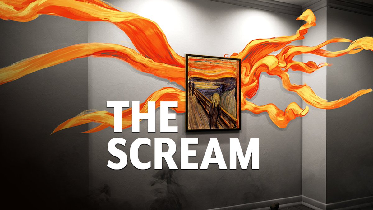 PICOXR's tweet photo. A voiceless scream drops into #PICOStore this week - The Scream VR explores the story behind the famous painting and its artist's tortured mind, in the creation of what remains relevant even as a widely used meme in the Internet age today. https://t.co/F7Knt3Uift