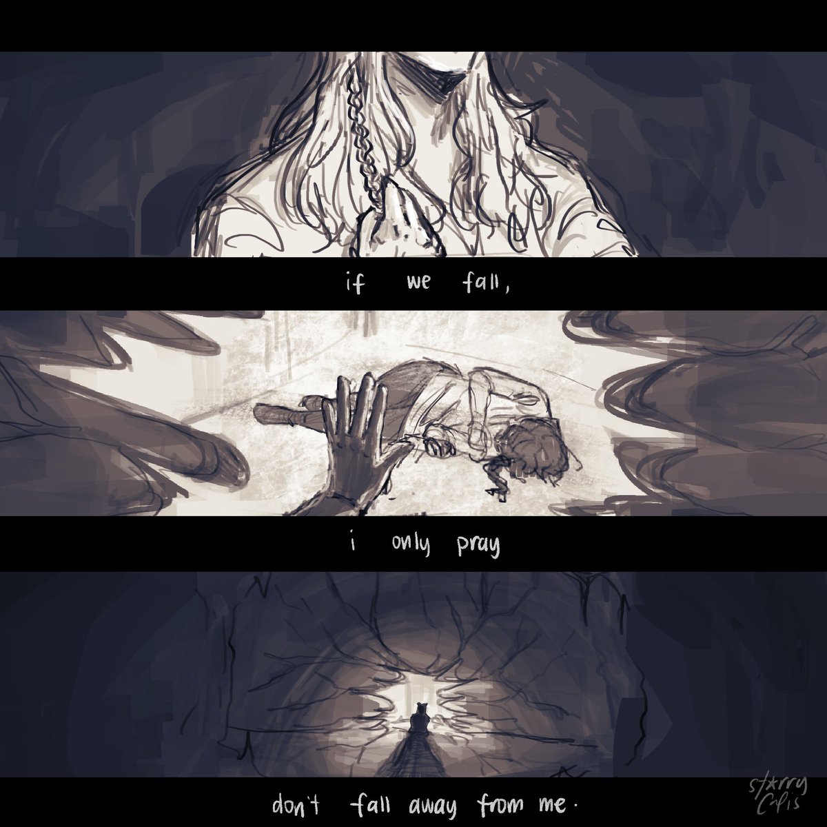 starrycalis's tweet photo. so slapped a little gradient map on it its a v slight difference but i like it *screams* https://t.co/6Ax4ZxKnHz