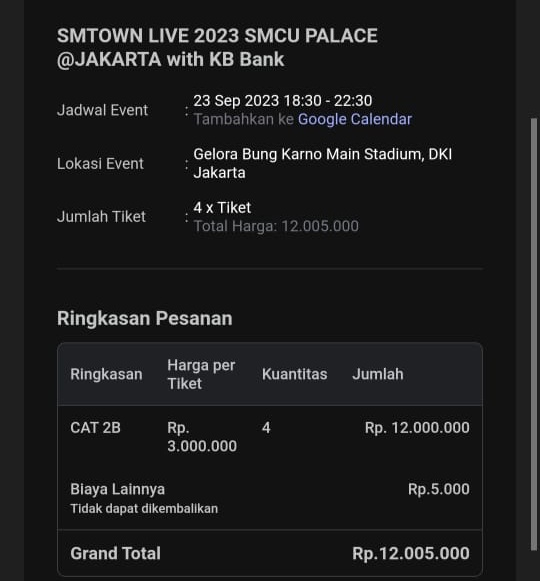 staryshl's tweet photo. wts | want to sell 
smtown smcu palace jakarta🤩

CAT 2B — 4 tix
dm for more info

tags. wts wtb wtt smtown smcu palace smcujakarta smtownjakarta https://t.co/4XPdIYhyY5