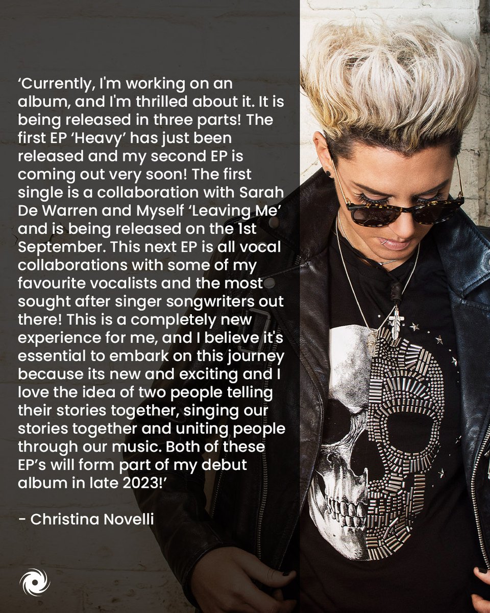 BlackHoleRec's tweet photo. We recently interviewed @MissCNovelli and our conversation led us through game-changing moments in her life, and her forthcoming album. This opened up many amusing topics and if you're curious to learn more about Christina Novelli, read the full article on our website. https://t.co/Amx2qPPe3s