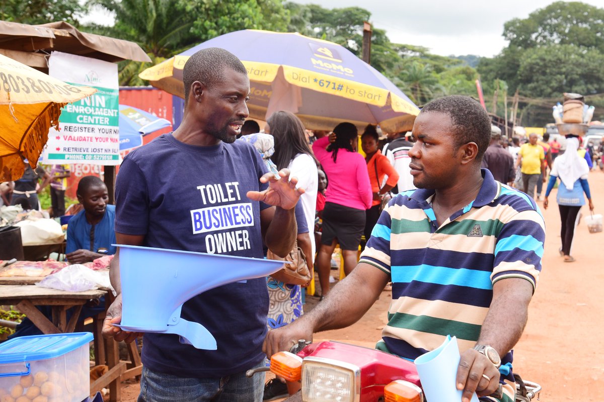 Toiletpride's tweet photo. Private sanitation businesses are vital in driving Nigeria's sanitation economy,developing innovative solutions for increasing sanitation coverage &amp; creating jobs in Nigeria .@Toiletpride work with @UNICEF_Nigeria &amp; @SATO_Toilets_AF is empowering #TBOs to meet Sanitation demands! https://t.co/iPuGyveB0y