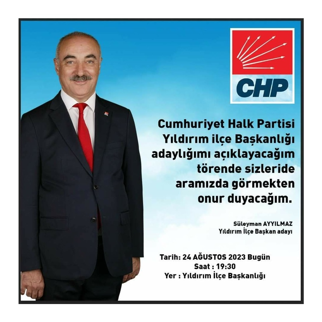 Mart1Yldz's tweet photo. Yıldırım' da Birlik, Mücadele ve Dayanışma için destek ver!

Bursa'da emek ve sokak siyasetinin değerli ismi, Devrimci yoldaşımız Süleyman Ayyılmaz' a çıktığı yolda başarılar diliyorum.
Emek örgütlerindeki tecrübesi ve birikimi ile Yıldırım ilçemize büyük katkılar sağlayacaktır. https://t.co/JRPhy3Eu6j