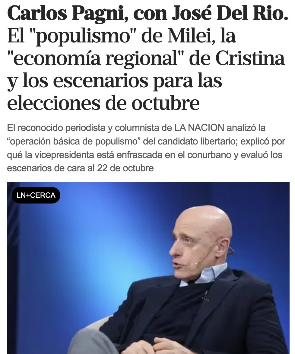ErnestoSeman's tweet photo. Parece que lo que atente contra las bases y costumbres de un viejo orden es "populismo". No importa si ese viejo orden funcionó o no, si lo reemplaza algo distinto o no, si expande la ciudadanía o la destroza, si construye una sociedad de iguales o un zoológico. Qué bárbaro. https://t.co/RL1IVJQXVw