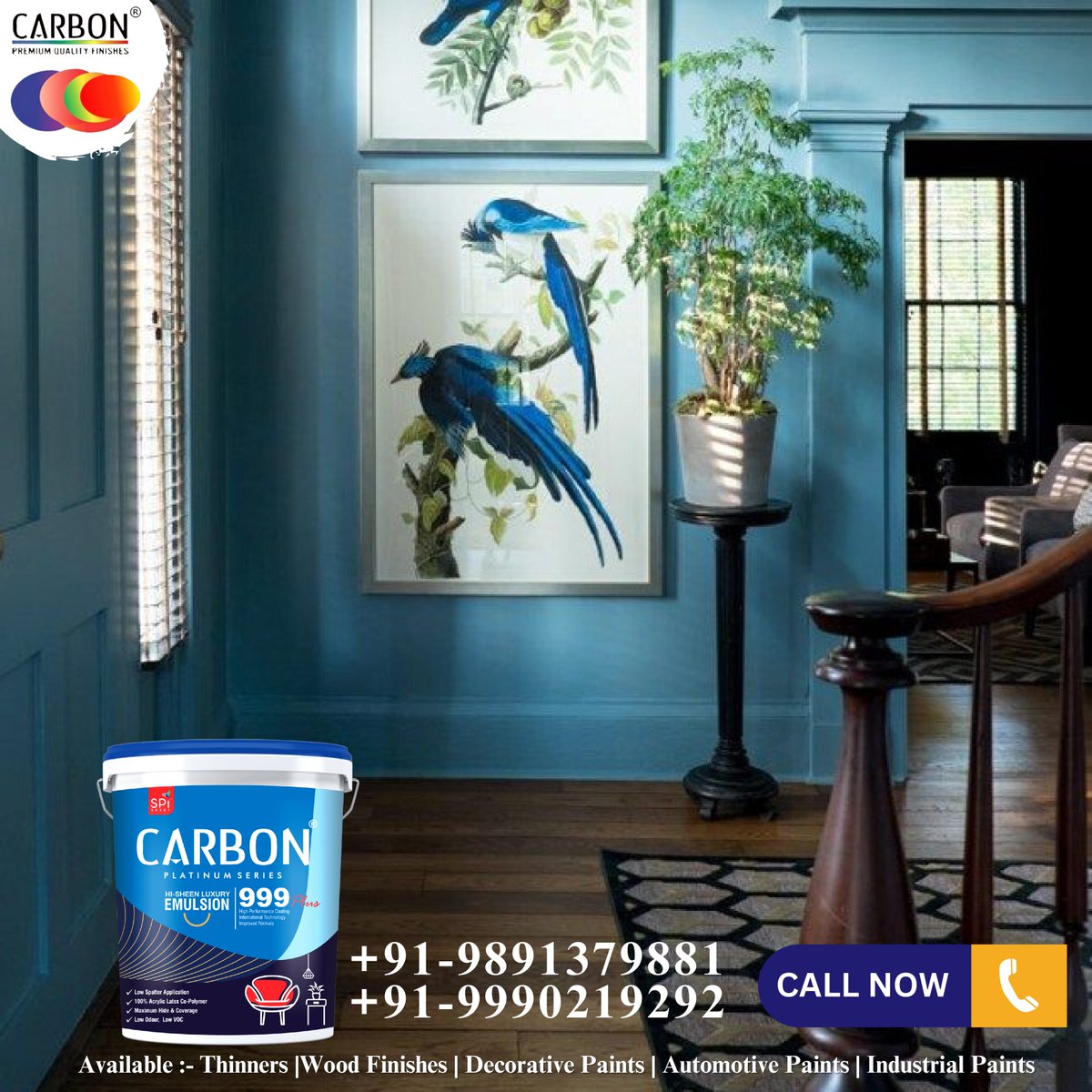 PaintsSham's tweet image. Let your walls do the talking with our fabulous Exterior &amp;amp; Interior Emulsions!
#CARBONEMULSION #INTERIOREMULSION #EXTERIOREMULSION #WALLPAINTS