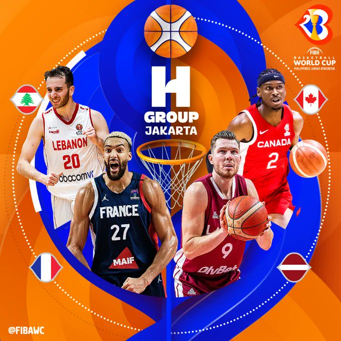 🧵Thread on Group H:

🔜My Prediction based on what we've seen & lil bit of Power Rankings:

1⃣France 🇫🇷
2⃣Canada 🇨🇦 (could be 1st)
3⃣Latvia 🇱🇻
4⃣Lebanon 🇱🇧

🤔Please, let me know your predictions?⬇️

#FIBAWC #WinForCanada #WinForFrance #WinForLatvia #WinForLebanon