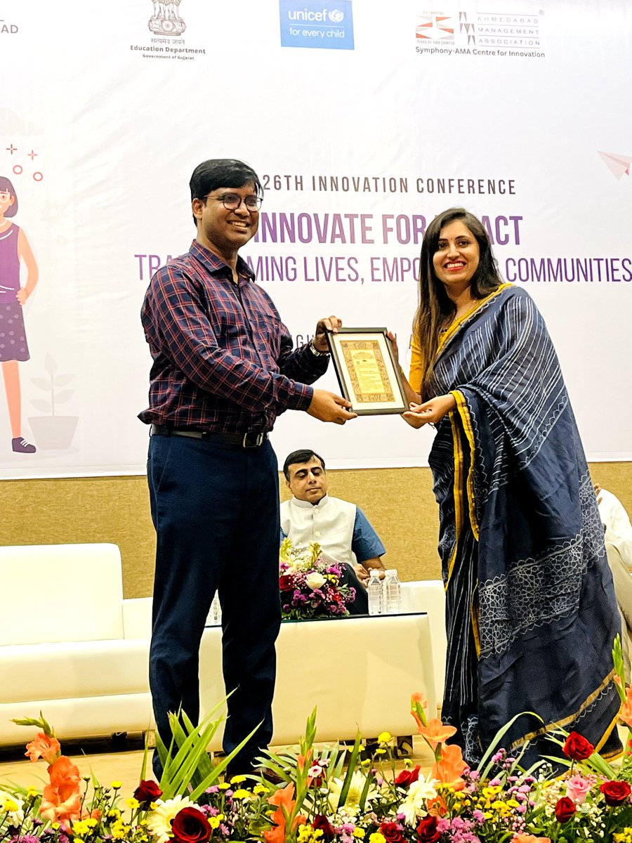 It was a humbling experience to exchange ideas at the 26th Innovation Conference on creating pathways from 'Mind to Market', tackling Startup challenges and the partnership between Industries, Academia, and Government in nurturing Innovation Ecosystem at <a href="/ama_ahmedabad/">Ahmedabad Management Association</a>.