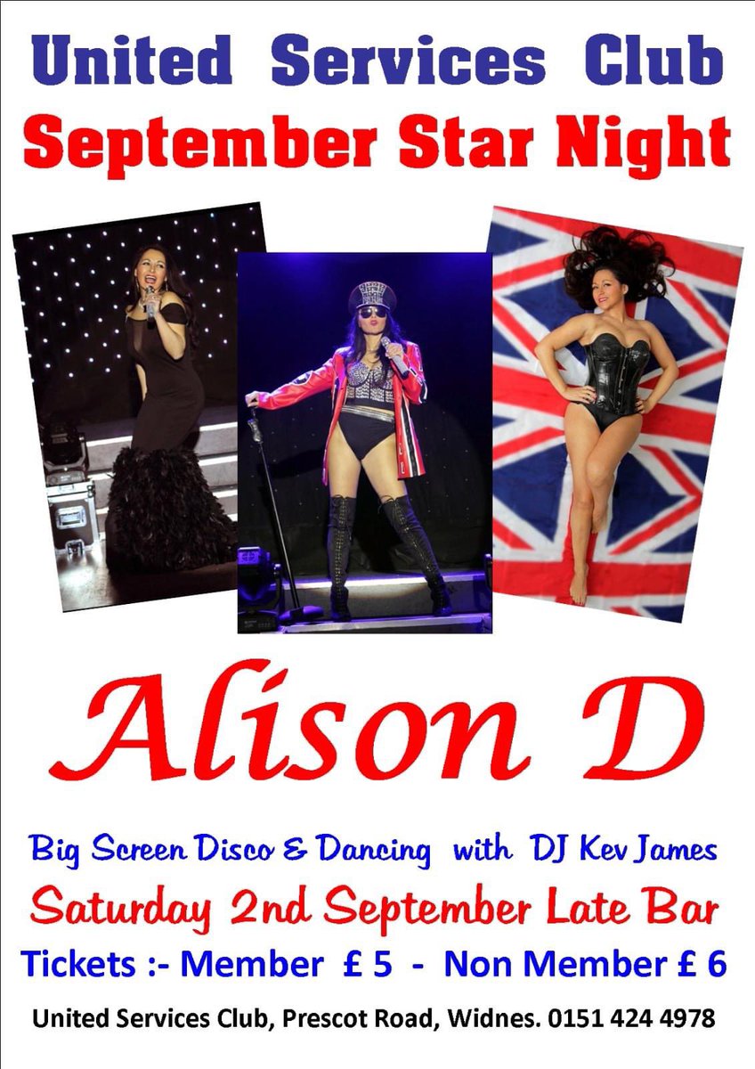 Our next star night !! With <a href="/djkevjames/">Kev James</a> &amp; Alison D