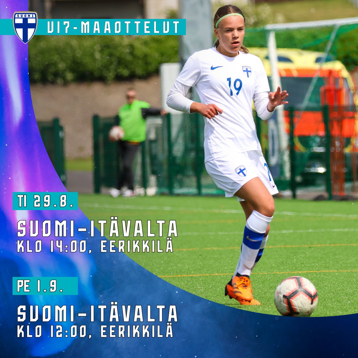 Eerikkilässä on jälleen tarjolla maajoukkuefutista! 🇫🇮🇦🇹 U17-tyttöjen kumpikin Itävalta-maaottelu näkyy suorana ja selostettuna Palloliiton YouTube-kanavalla. Jari Litmanen Areenan katsomoon on vapaa pääsy - tervetuloa kannustamaan tulevaisuuden Helmareita! 🦉 #Pikkuhelmarit