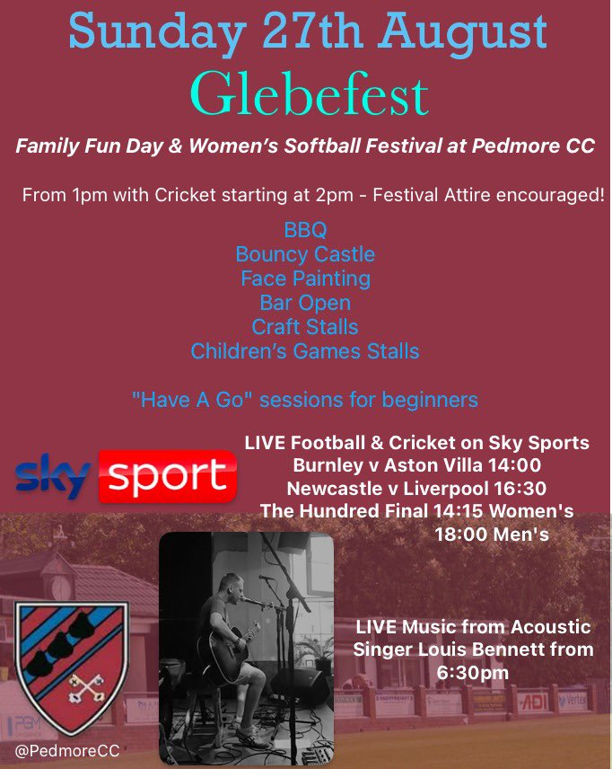 Clare Thurston ๐ (@claretwgrn) on Twitter photo Do you have a women's team or hoping to create one <a href="/BoarsCricket/">Bromsgrove Cricket Club</a>? Pedmore Cricket Club are having a women's softball festival this Sunday. Still time to enter a team! Do you have a women's team or hoping to create one <a href="/BoarsCricket/">Bromsgrove Cricket Club</a>? Pedmore Cricket Club are having a women's softball festival this Sunday. Still time to enter a team!