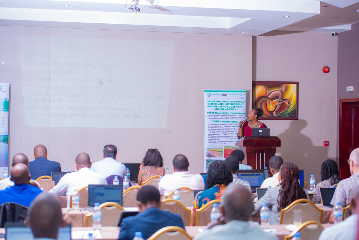 RwandaAgriBoard's tweet photo. Happening now: A two-day workshop organized by RAB is discussing ways to strengthen value chains and modernizing the seed system under the Commercialization and De-Risking for Agricultural Transformation Project (CDAT). https://t.co/ROp5DhGEIL