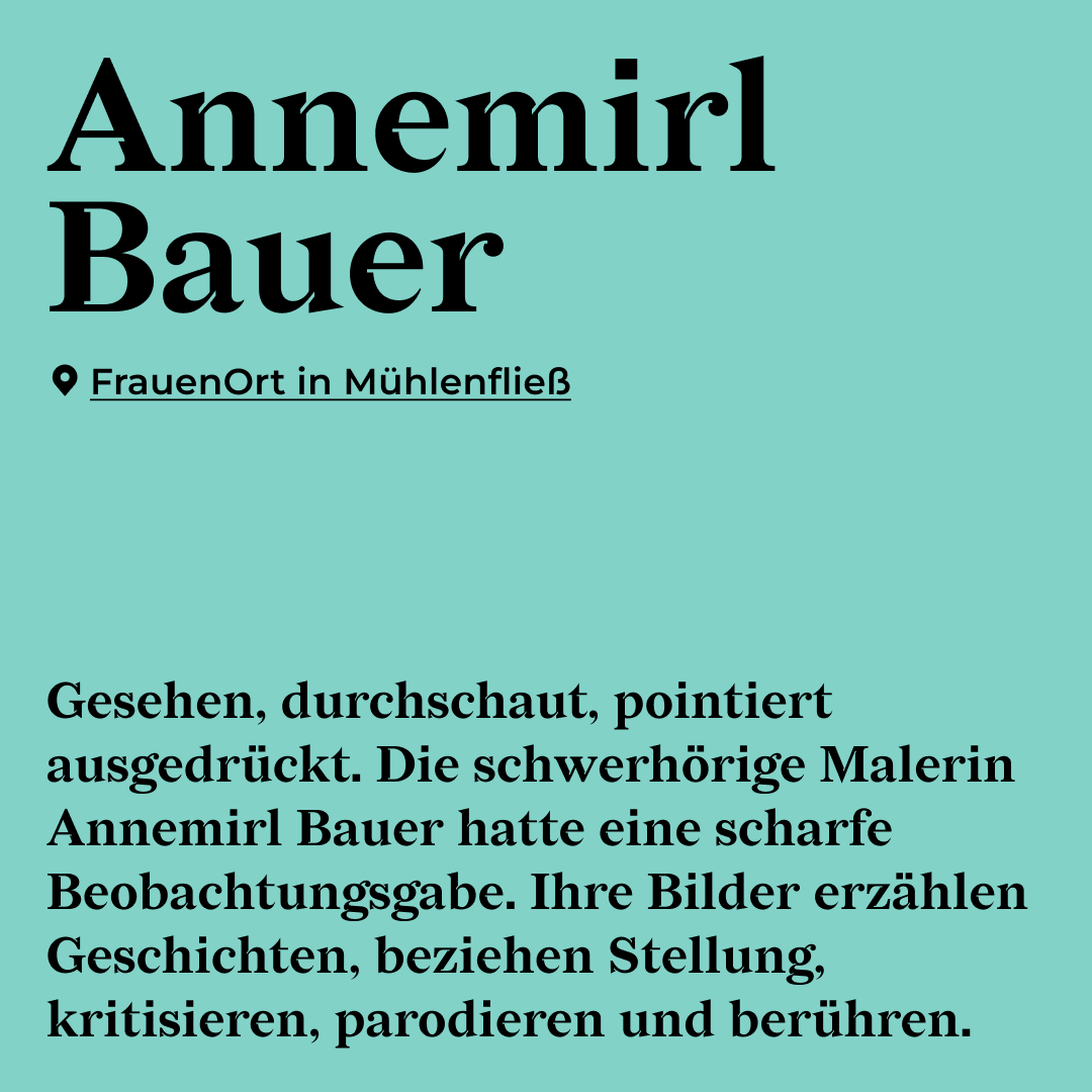 FPR_Brandenburg's tweet photo. #FrauenOrteFreitag: Türen und Spiegel als Leinwand? Das war Annemirl Bauer:  https://t.co/zNWuPosXrZ https://t.co/vesysVmZrm