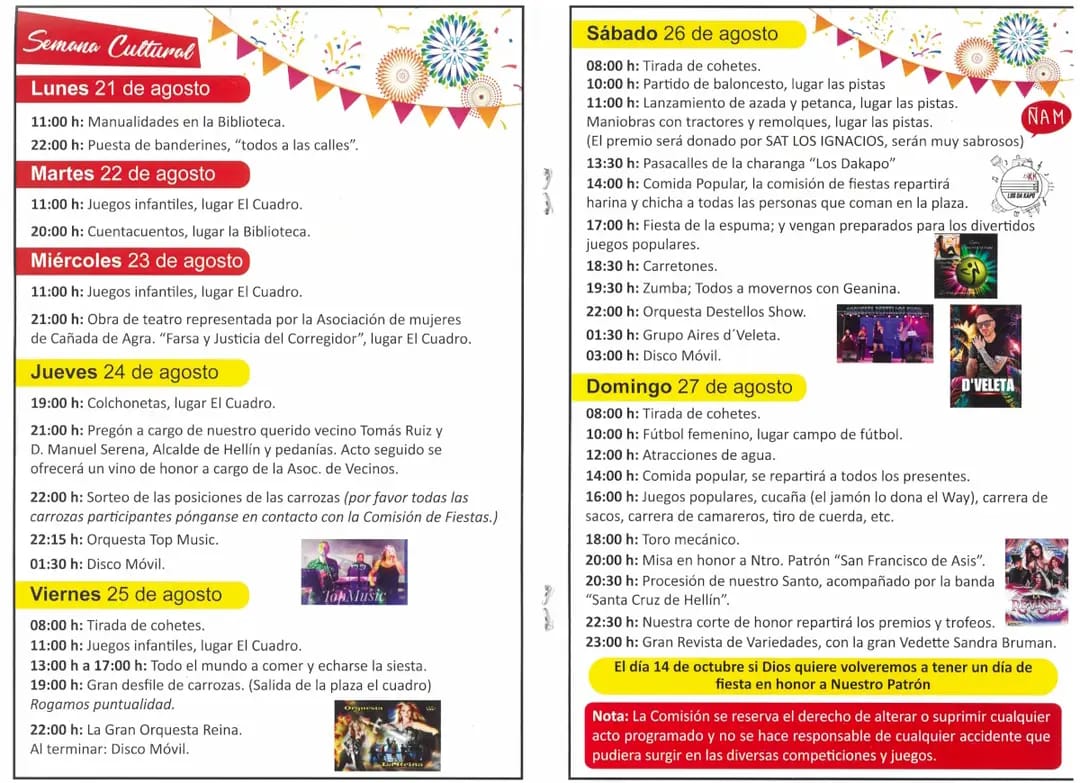 Comienzan las fiestas de Nava de Campaña tras los actos de la Semana Cultural.