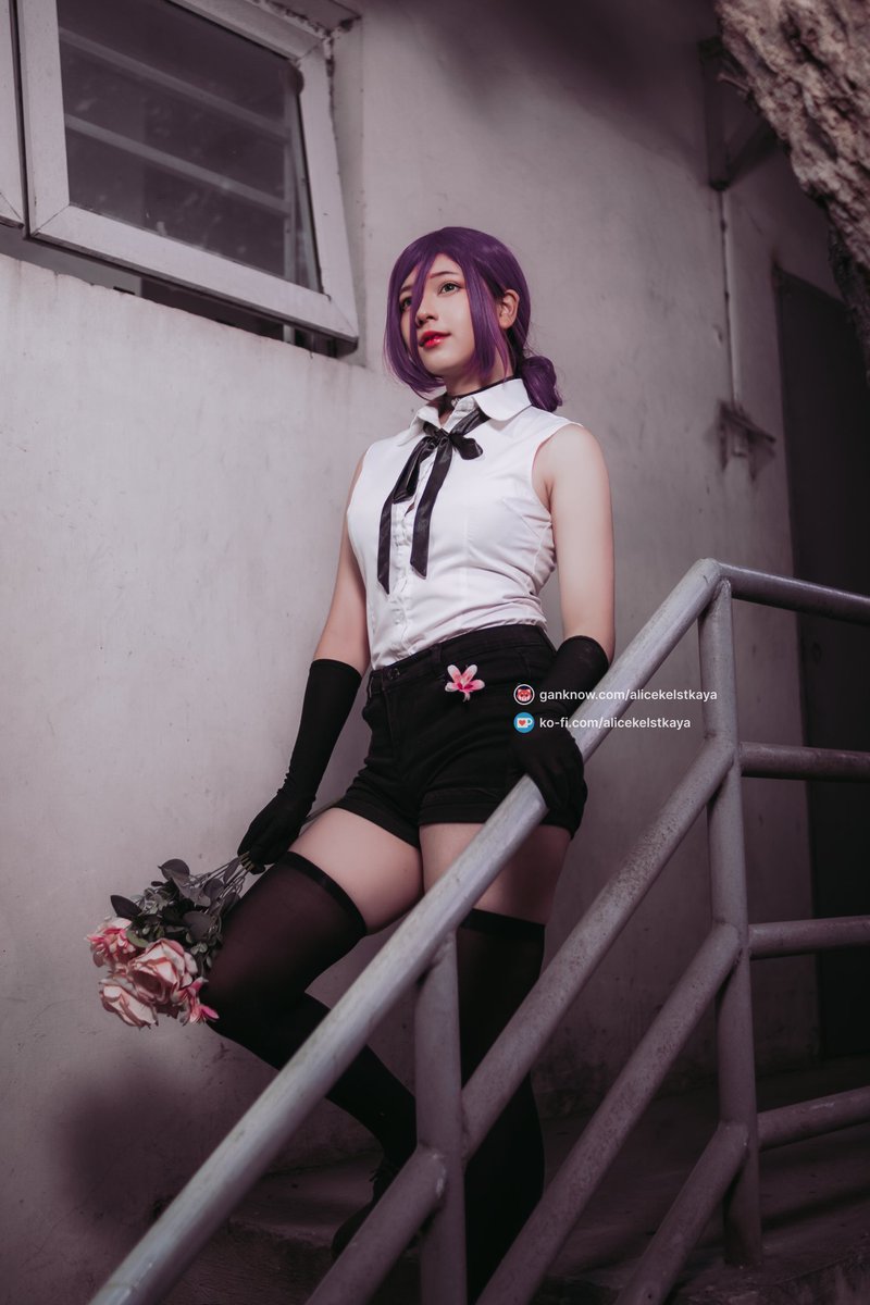 alicekelstkaya's tweet photo. "Wanna check it out? Explore the school after dark with me?"

This is a pretty late announcement because we tried to reshoot this, I don't think Reze suits me that much but she's my waifu so I just had to cosplay her!

Which CSM girl should I do next? 👀 https://t.co/MYioJYDSFk
