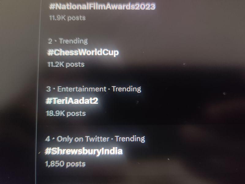 lifelinesn20's tweet photo. Finally we are trending congratulations guys 18.9k tweets 
SIDNUSHKA'S TERI AADAT 2
#TeriAadat2 https://t.co/C526IGBUtd