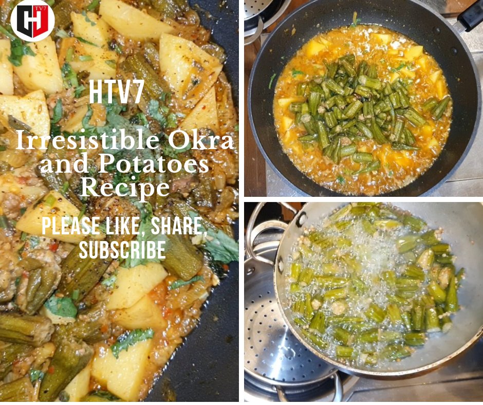 Savory Delights: Irresistible Okra & Potatoes Recipe for Culinary Perfection! | Aloo Bhindi | #htv7
#OkraAndPotatoes #RecipeMagic #SavoryDelights #CulinaryPerfection #FoodFusion #DeliciousEats
#AlooBhindiDelight #OkraAndPotatoFry  #DesiFlavors #HomestyleCooking #IndianCuisine