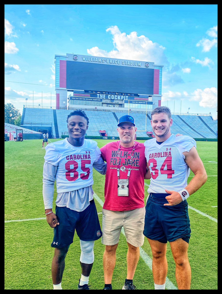 StephenPanus's tweet photo. 1 year ago today, we awarded the second recipient, Payton Mangrum (85), with the Jake Panus Walk On Football Scholarship at @GamecockFB @UofSC. @PaytonMangrum will wear #13 this season, which just happens to be Jake’s birthday #. There are no coincidences.
#WalkOnForJake https://t.co/iSz1kBh5At