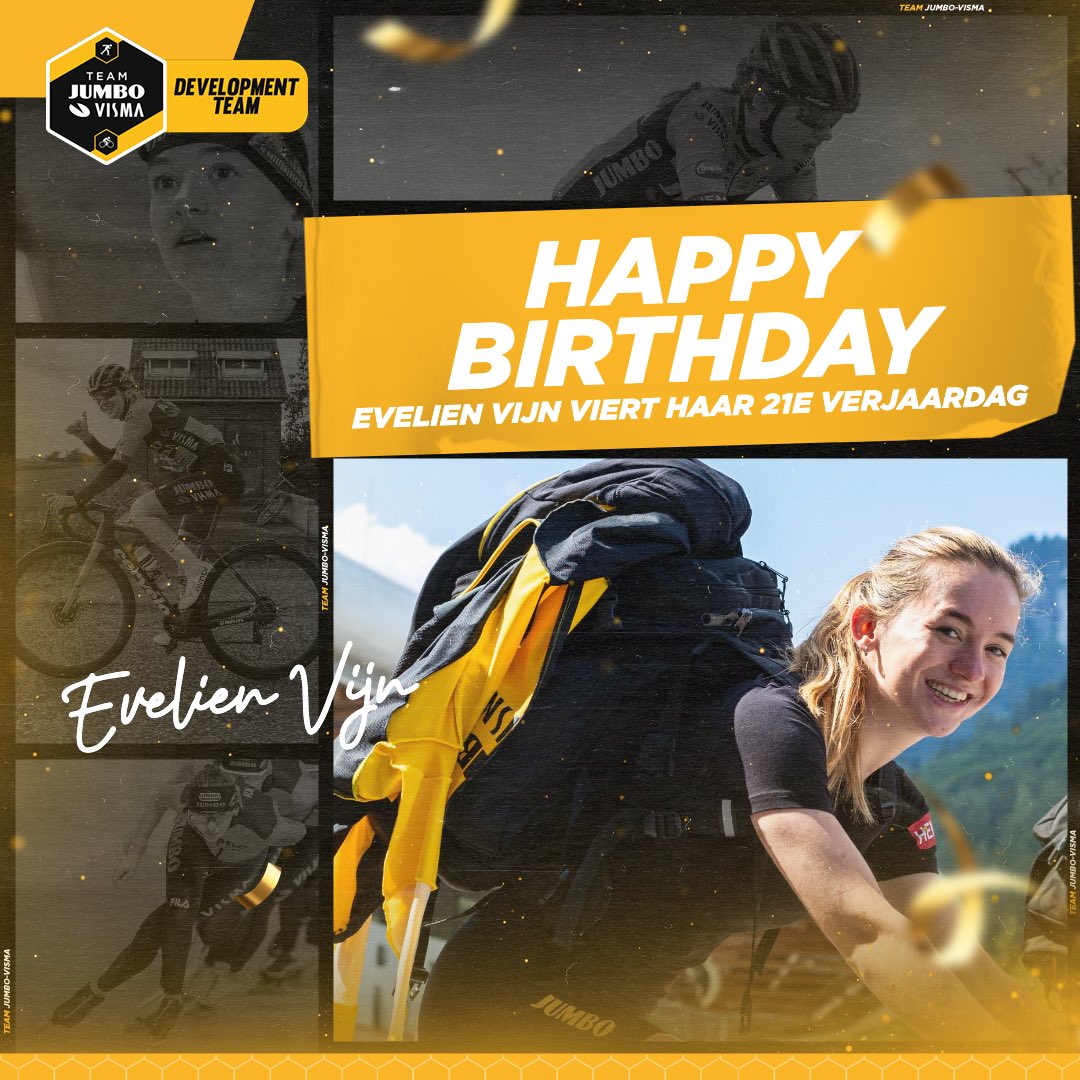 Gefeliciteerd met je 21e verjaardag <a href="/Evelienvijn/">Evelien Vijn</a>! 🥳