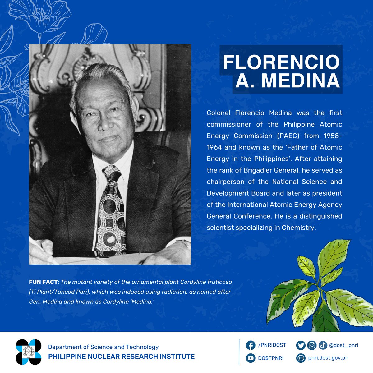 dost_pnri's tweet photo. Happy National Heroes Day! ๐ต๐ญ
Know more about the โheroesโ who nurtured the field of nuclear science in the Philippines and served as inspiration to our very own researchers & scientists. ๐ฉโ๐ฌ๐งโ๐ฌ
#nuclearPH #OneDOST4U https://t.co/zRhGZkCv8x