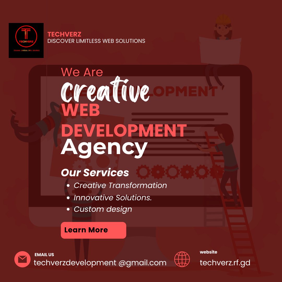 Techverz's tweet image. Unlocking Digital Marvels 🌐 | Shaping Tomorrow with HTML, CSS &amp;amp; JavaScript ✨ | Let&apos;s Build Your Vision, One Line of Code at a Time. 🚀 #WebWonders #Innovation
OUR WEBSITE:
techverz.rf.gd