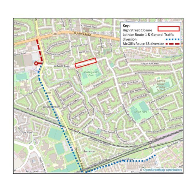 CorstorphineCC's tweet photo. We've been sent details of a free, temporary shuttle taxi arrangement available during work on Corstorphine High Street pavements. Full details are pasted below and attached - the letter is also on our website: https://t.co/Q3zAIuk3S0 https://t.co/EVl2sDbUtY