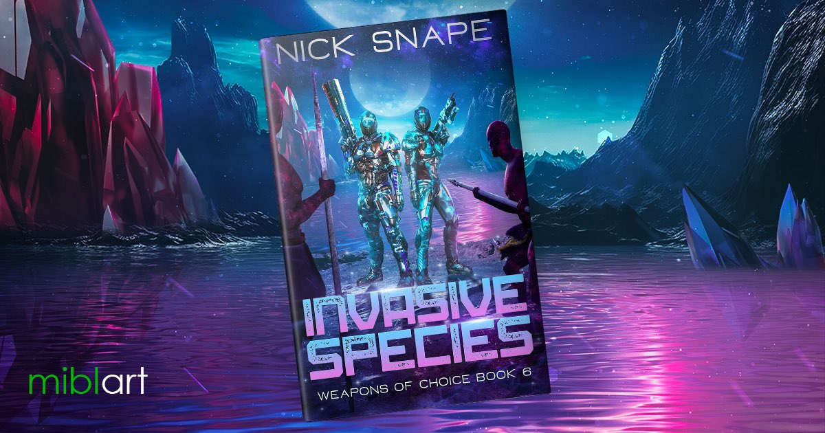 SnapeNick's tweet photo. Last free #weaponsofchoice novella draft done. Editing, redraft and upload over next few days. Then can get going on Book 7 of the main series. Busy times. Invasive Species out soon! https://t.co/TDKL9g4qEv