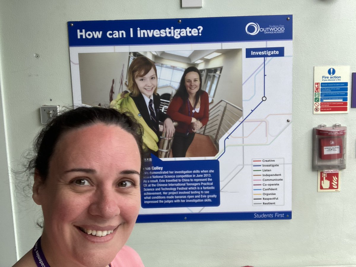 Walking out of <a href="/OGACADEMY/">Outwood Grange Academy</a> for the last time after 11 years feeling really proud of <a href="/OGA_Sci/">OGA Science</a>. 
Leaving a reminder on the wall though - who says teaching ages you? 😄