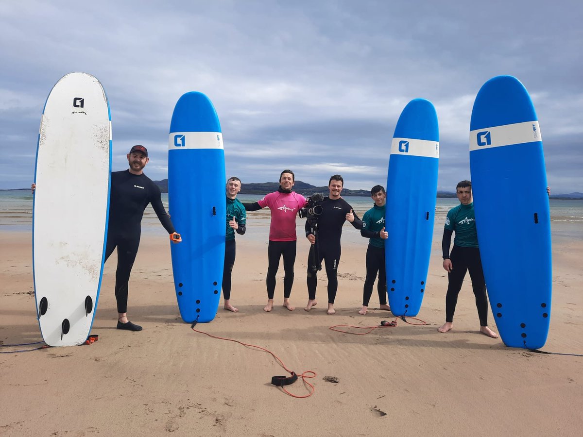 ForoigeDonegal's tweet photo. #jawswatersports taught us all the moves at Marble Hill. No sunshine but great surf  #donegalshack warmed us up with hot chocolate and Re-Act Productions filmed it all #EUINMYREGION https://t.co/zOJvdH7FYl