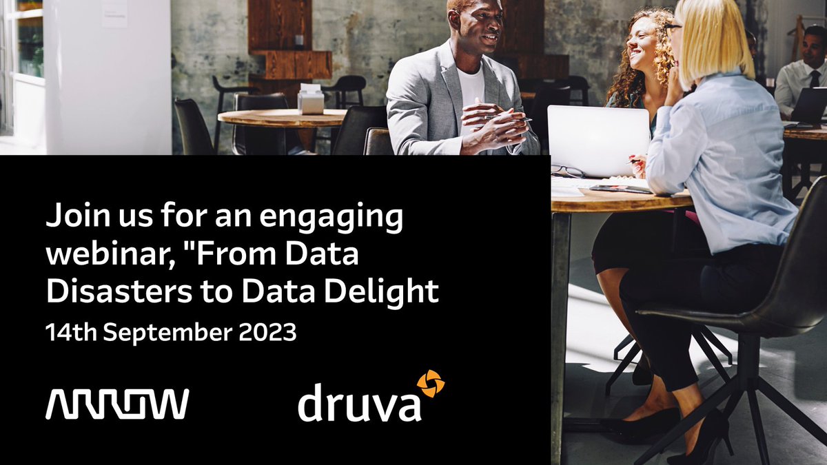 ArrowECS_UK's tweet image. 💡 Want to know the secret to massive TCO savings? Join our webinar, &quot;From Data Disasters to Data Delight,&quot; to witness Druva&apos;s cutting-edge technology revolutionizing data management. You don&apos;t want to miss this success story! arw.li/6018PwLHg

#TCOSavings #DataWebinar