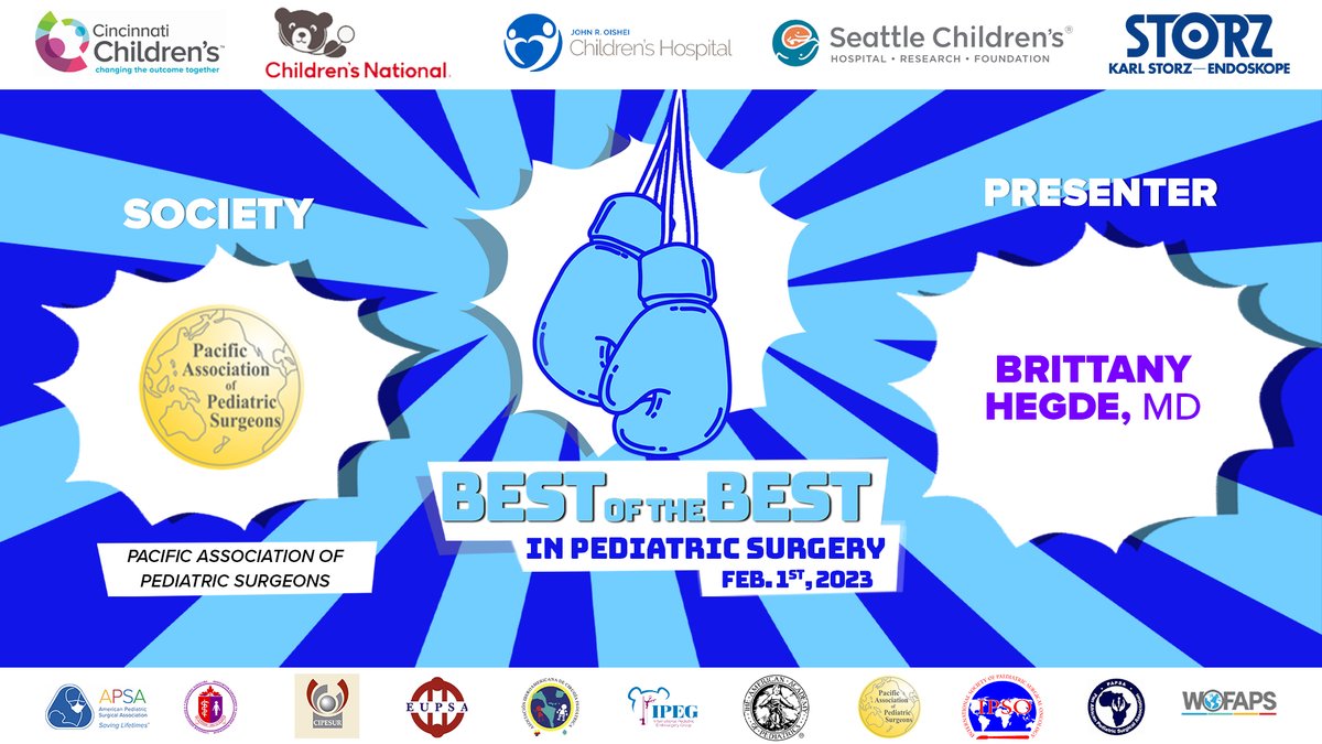 👀 🔥 Check out Dr. Brittany Hegde of <a href="/PAPSPedSurgery/">PAPS</a> Best of the Best in Pediatric Surgery 2023 presentation!

Missed it? Watch her presentation here: gcmd.co/44zYDwt

Brought to you by <a href="/cincychildrens/">Cincinnati Children's</a> 

#pedsurg #pediatricsurgery #SoMe4PedSurg #BOBPedSurg2023
