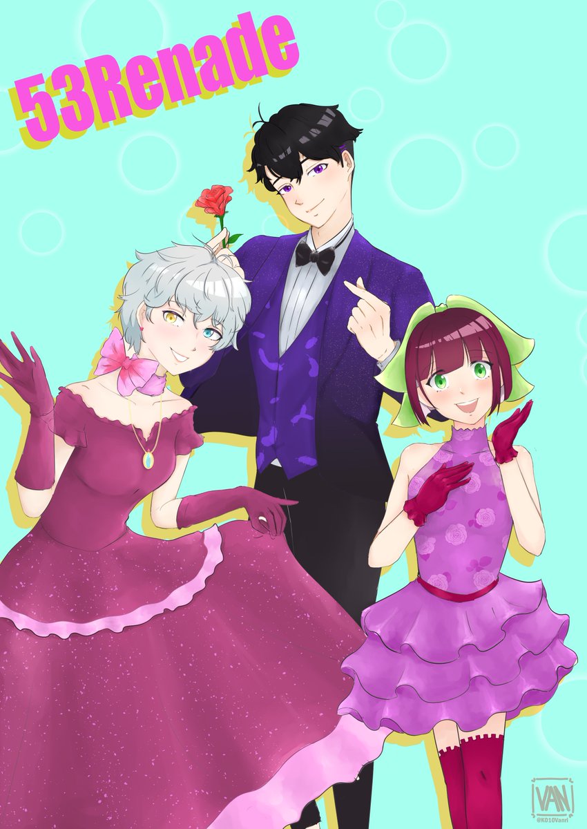 K010Vanri's tweet photo. "💃🕺"

#LASTrenade #53renade #derem_art #nagisa_arciart #artvanluna https://t.co/r0zyYeixLM