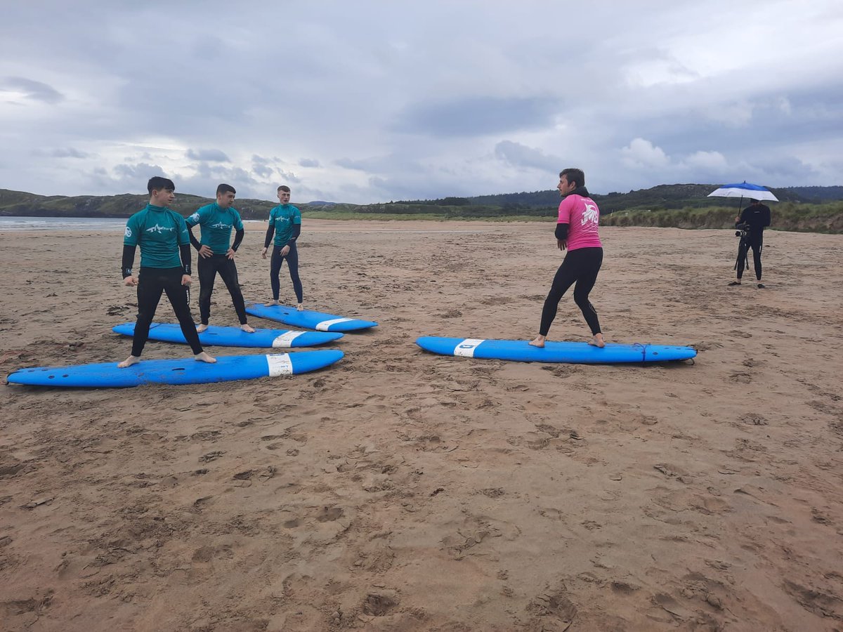ForoigeDonegal's tweet photo. #jawswatersports taught us all the moves at Marble Hill. No sunshine but great surf  #donegalshack warmed us up with hot chocolate and Re-Act Productions filmed it all #EUINMYREGION https://t.co/zOJvdH7FYl