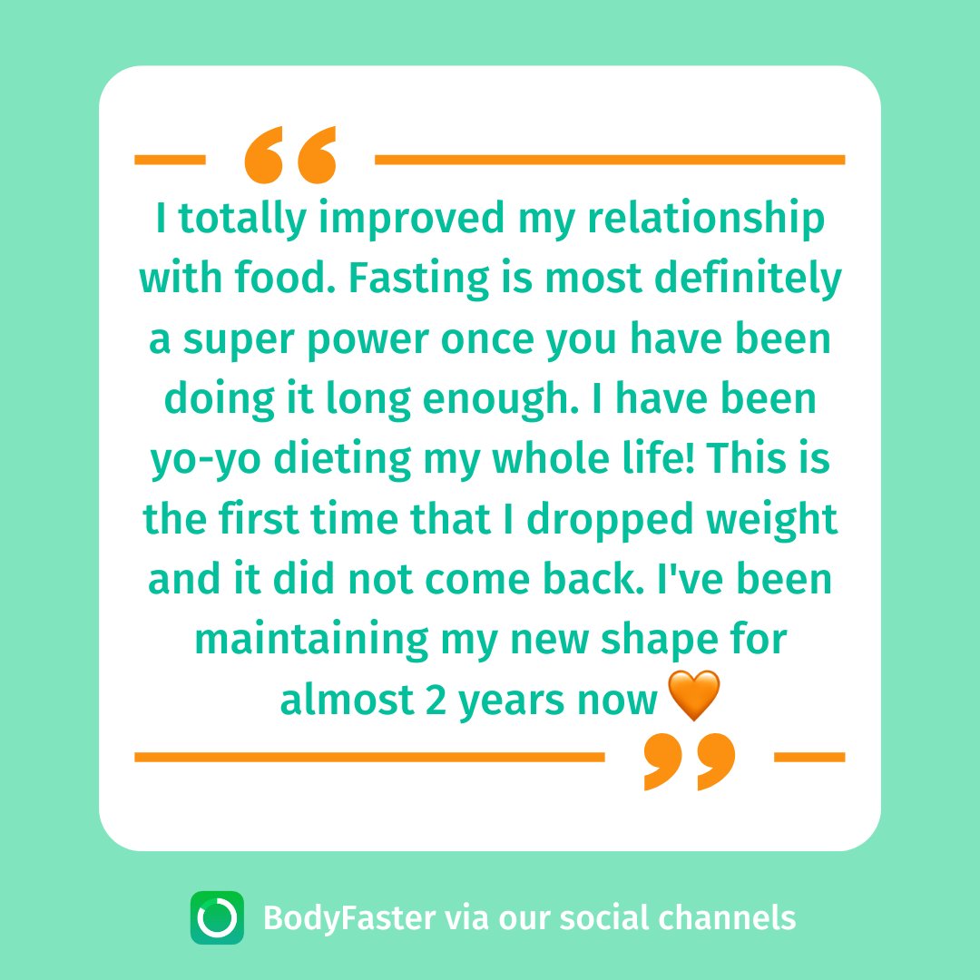 bodyfastapp's tweet image. From yo-yo dieting to everlasting #Transformation!

Our #BodyFast family is breaking barriers and rewriting their stories 😍🙌🥳

Embrace the journey of #PositiveChange with us!

📲 Download link in our bio

#IntermittentFasting #WeightLossSuccess #WeightMaintenance