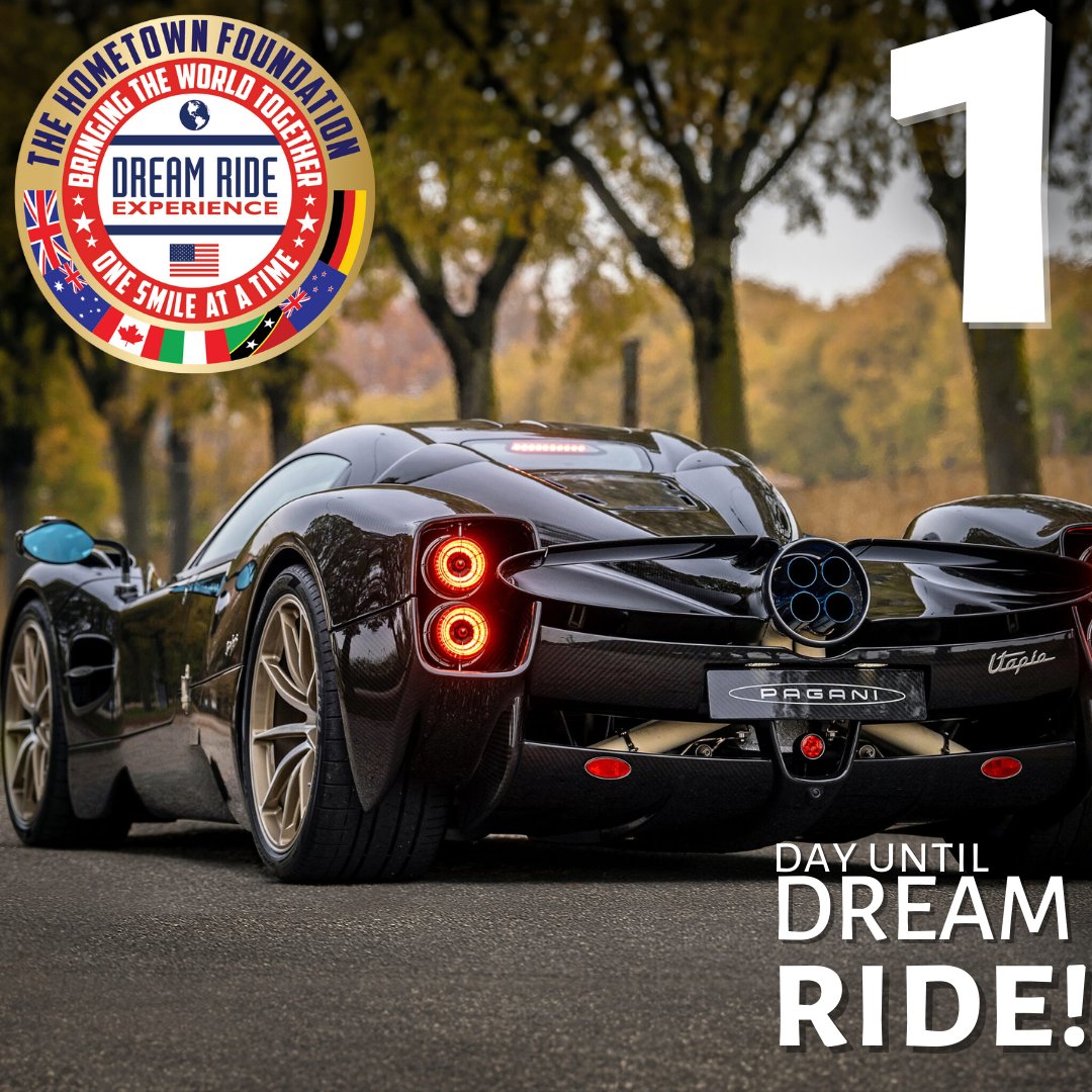 Dream Ride is TOMORROW. Join us for three days of fun and giving this weekend! reg.dreamride.org