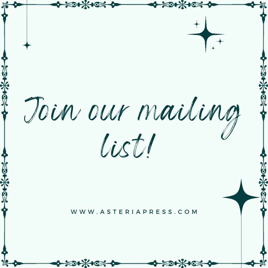 PressAsteria's tweet photo. We'd love to share our journey with you as an indie publishing house. 

We specialise in feel-good fantasy. So if you are here for all the happy stories based in a fantasy setting, come join us! 

#cosyfantasy #fantasy #books #bookstagram #indiepublishing #mailinglist https://t.co/GRYROSGqV6