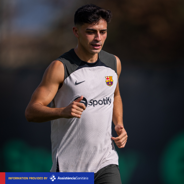 FCBarcelona's tweet photo. ❗ Injury news

@Pedri has a right quadriceps injury. He is unavailable for selection and his recovery will determine his return. https://t.co/QfpDKsF1TJ