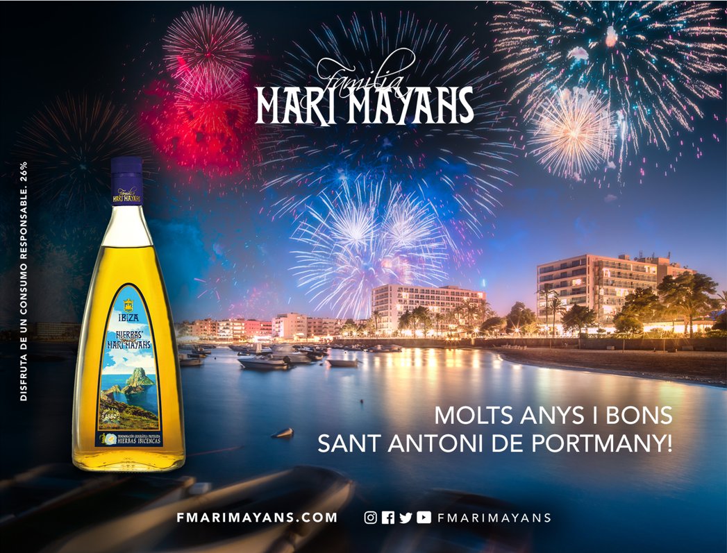 fmarimayans's tweet photo. Molts anys i bons Sant Antoni de Portmany! 🥃🧡
#MaríMayans #MariMayans #FamiliaMaríMayans #HierbasIbicencas #Ibizaentucopa #Ibiza #hierbas #SantBarotmeu #SantAntonidePortmany #festes https://t.co/dwv7PnDZ29