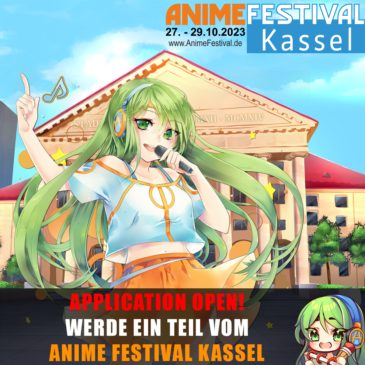 Ob du Händler, Werbetreibender, Künstler, Showact, Workshopleiter, Nachrichten-Blogger bist oder uns auf dem Anime Festival Kassel vom 27. bis 29. Oktober im Kongress Palais als Helfer unterstützen möchtest – melde dich jetzt an 👉ea.run/AFK-Anmeldung