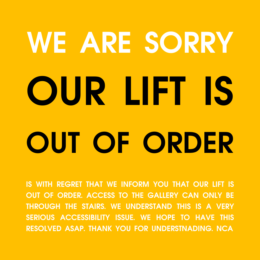 We are very sorry our lift is out of work for our preview tonight. We are trying to resolve this ASAP. @HighBridgeWorks @NewcastleCC