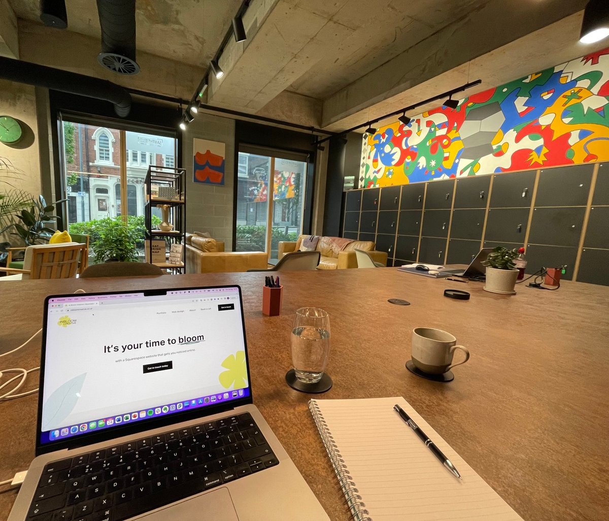 Fancied a change of scene, so today I'm working from the amazing <a href="/SmithfieldST1/">Smithfield, Stoke-on-Trent</a> 

Where are you most productive? At home? Coffee shops? Co-working spaces? For me, it's all about variety, the task, and how I feel on the day. Some things are better suited to a buzzing cafe filled