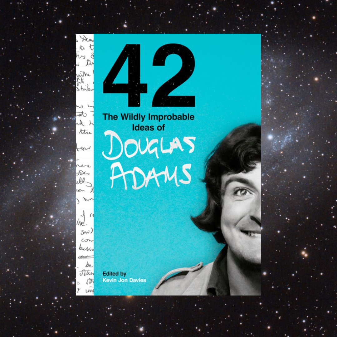 CBGHeritage's tweet photo. Edited by @kevinjondavies and published by @unbounders, 42: THE WILDLY IMPROBABLE IDEAS OF DOUGLAS ADAMS takes you on an unprecedented journey through the fascinating life and mind of one of the twentieth century's most iconic storytellers.  
Out now, all throughout the Universe! https://t.co/UHQgxiGlB6