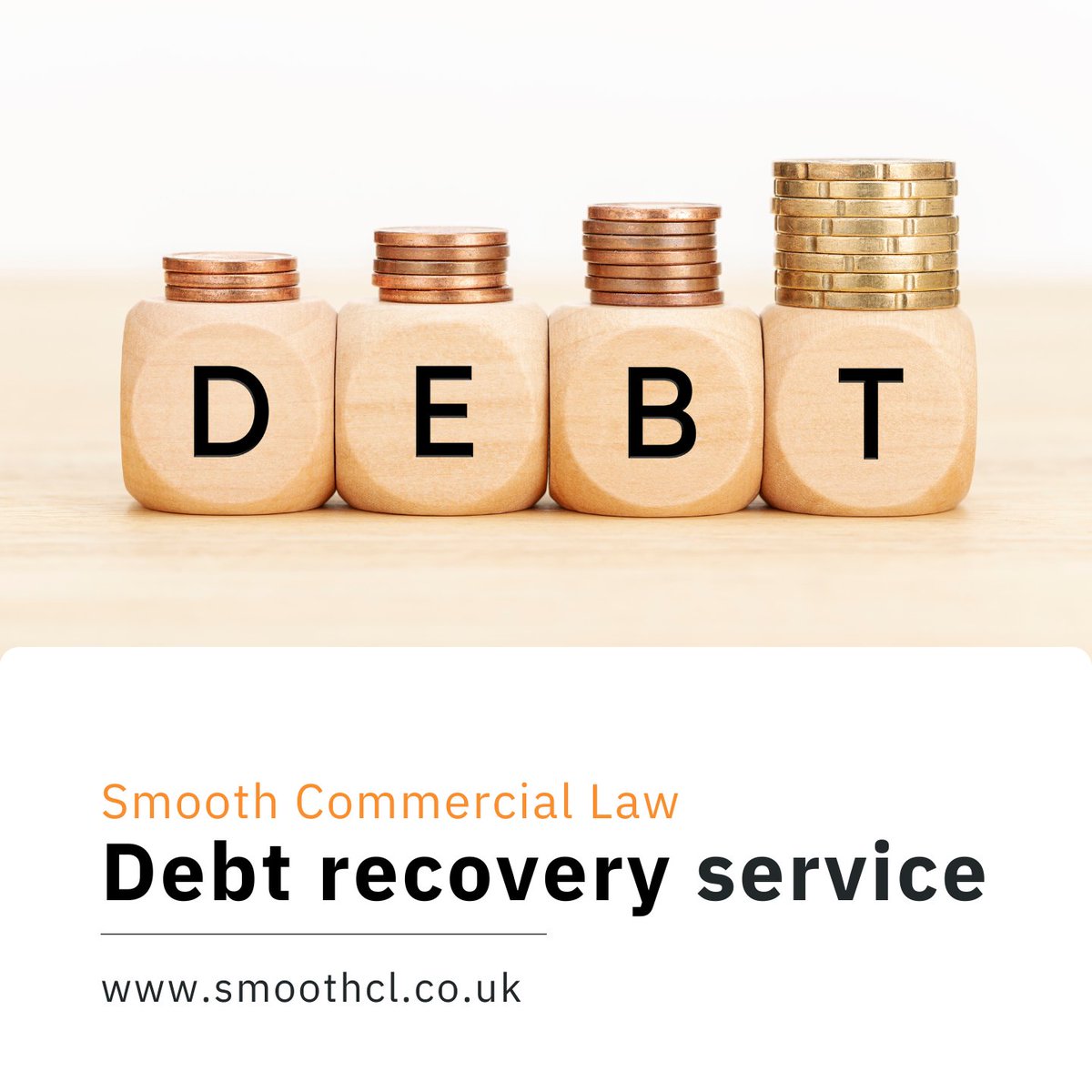 8% of corporate debts are just deemed bad debt and written off.

If you are tired of chasing unpaid invoices speak to a member of our debt recovery team today.

📞 0800 046 9976
📧 info@smoothcl.co.uk

#business #money #debt #debtcollection #debtrecovery #legaladvice