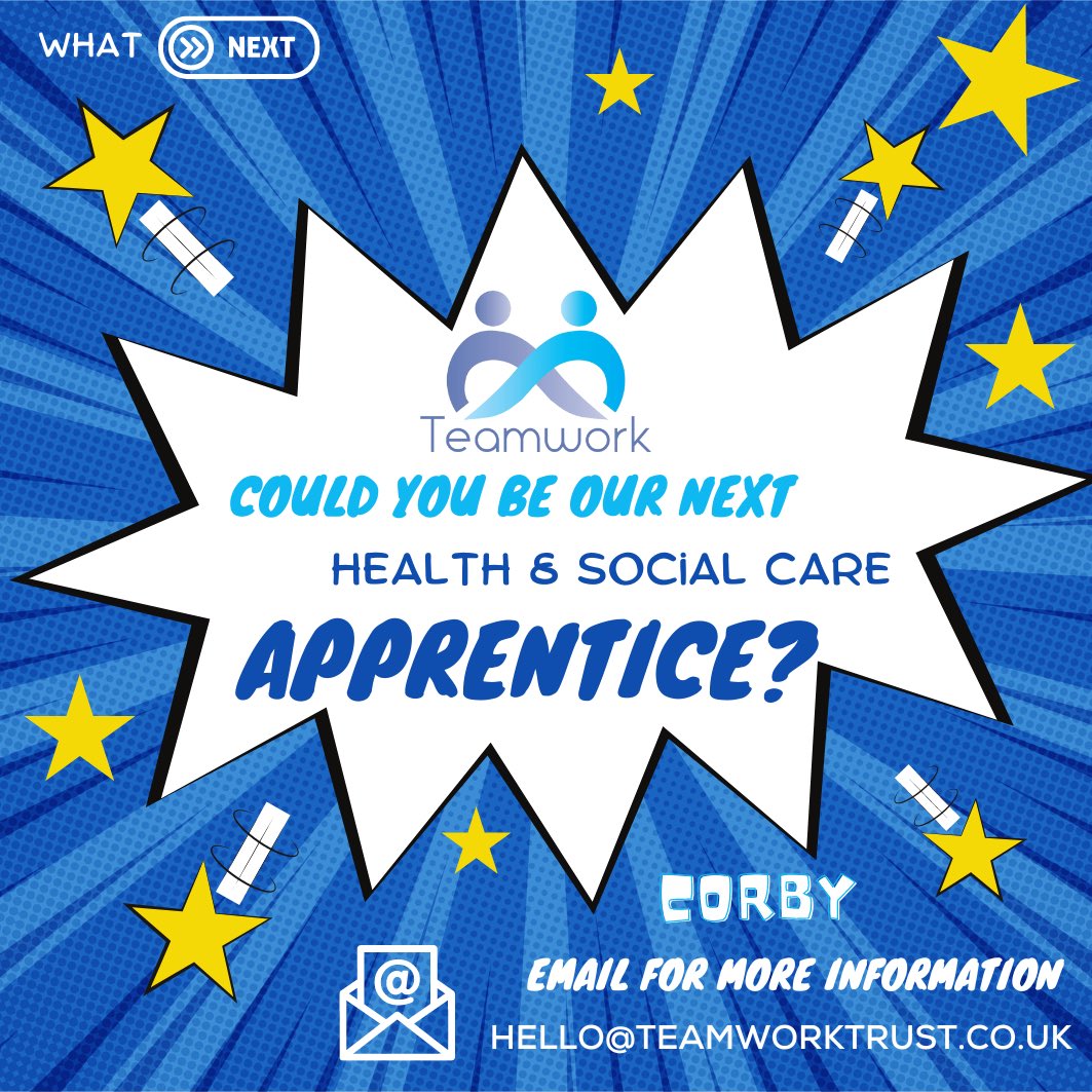 Congratulations to everyone receiving results today. #ResultsDay #GCSEResultsDay 🌟 We have an opportunity to join our Team as an #Apprentice in Health and Social Care at our #Corby location. Email Hello@teamworktrust.Co.uk #HealthAndSocialCare #CorbyJobs