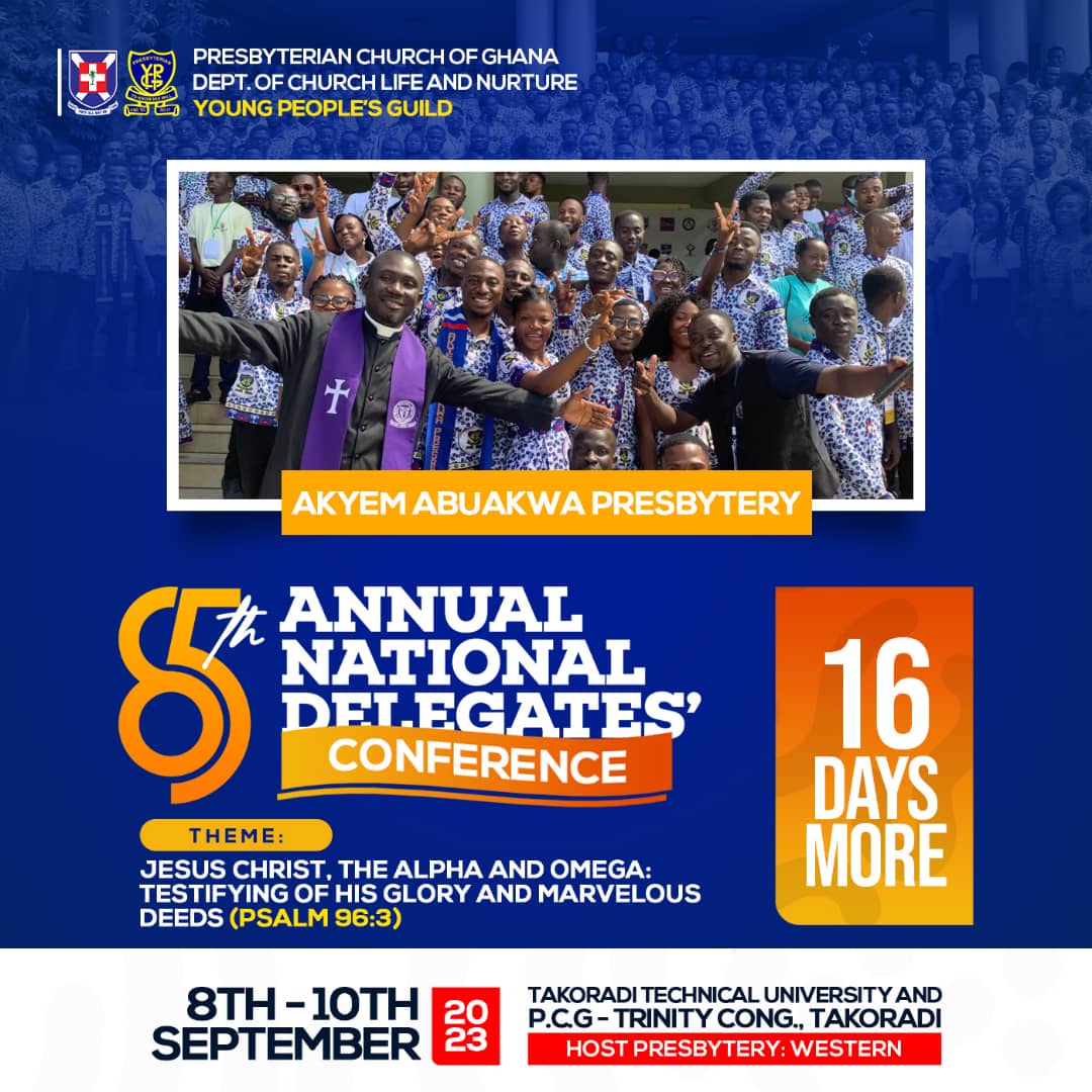 W_PresbyteryYpg's tweet image. The Northern and Akyem Abuakwa Presbyteries are ready and fully prepared for this year's 85th National Delegates' Conference.

See you there!!!

#westernpresbyteryypg
#ANDC 
#ServiceAllTheWay 
#ToKnowHisWillAndToDoIt