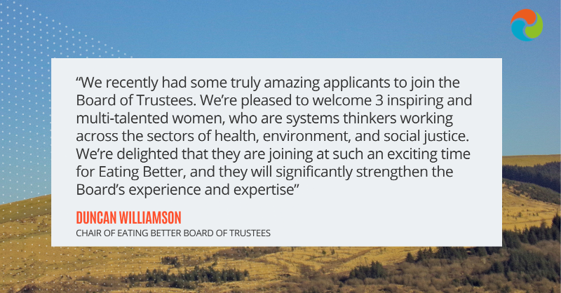 Eating_Better's tweet photo. We are excited to announce the appointment of three new trustees to the Board of Eating Better.
We introduce Kristin Bash, Liz Gadd and Shaleen Meelu, and hear their motivation for joining the Board.
#BoardofTrustees #EatingBetter #Trustees #Charity #Governance #NotForProfit